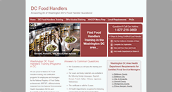 Desktop Screenshot of dcfoodhandlers.com